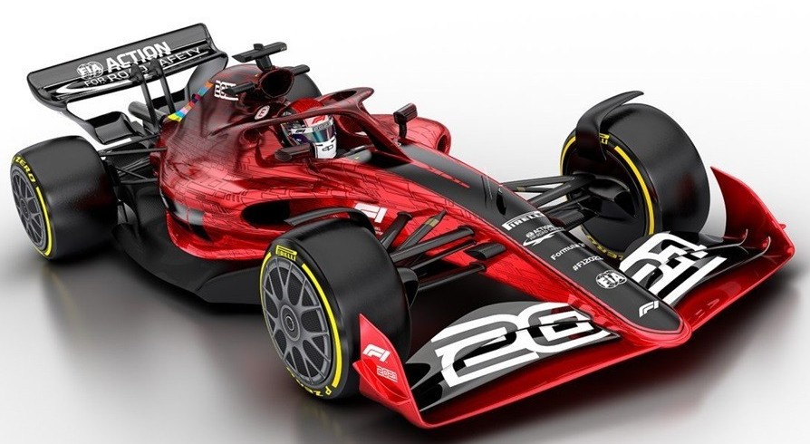 "Formula 1" 2021-ci ildə istifadə olunacaq yeni bolidin fotolarını yayımlayıb